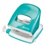 Leitz NeXXt skylmušė WOW 5008 Metal 2 skylės / 30 lapų, mėlyna, balta, metalinė, 8 cm, 5,5 mm, A6