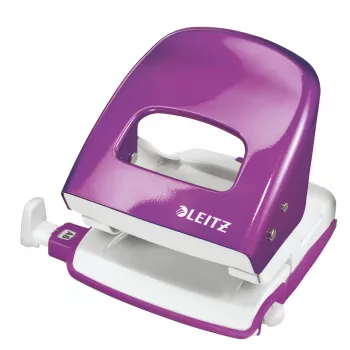 Leitz NeXXt WOW 5008 metalinis 2-ių skylių perforatorius 30 lapų, violetinis
