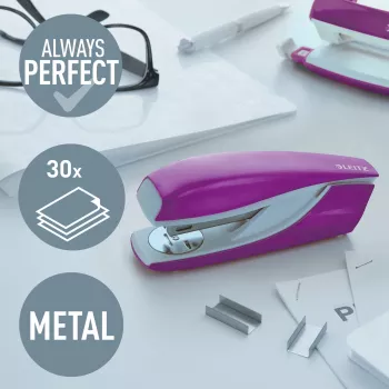 Segtuvas Leitz WOW 5502 Metal 30 lapų, violetinis