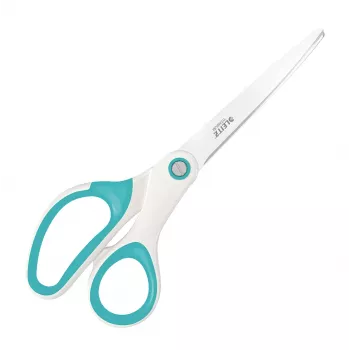 Leitz WOW Titanium biuro žirklės 205 mm, tiesus pjūvis, mėlyna, balta