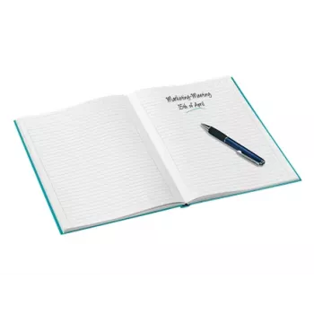 Leitz WOW A4 linijinis užrašų knygelė kietu viršeliu, 80 lapų, 80 g/m², mėlyna