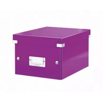 Leitz Click & Store WOW Maža laikymo dėžė, Violetinė, Kartonas