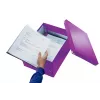 Leitz Click & Store WOW vidutinė laikymo dėžė, violetinė, 16,7 L