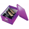 Leitz Click & Store WOW vidutinė laikymo dėžė, violetinė, 16,7 L