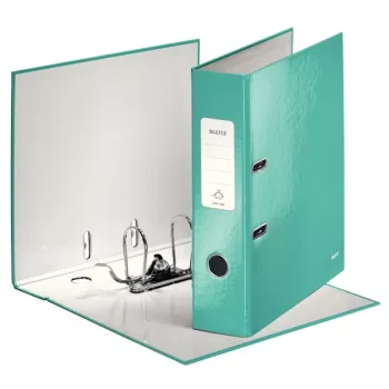 Leitz Lever Arch File 180° WOW laminuotas A4/80mm, turkio spalvos