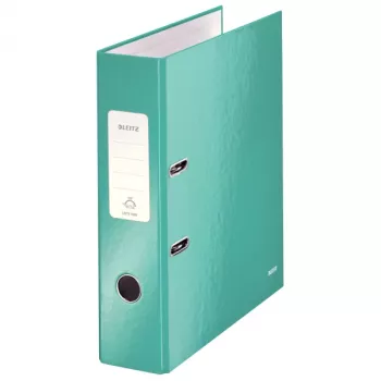 Leitz Lever Arch File 180° WOW laminuotas A4/80mm, turkio spalvos