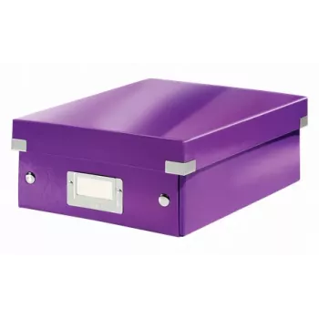 Leitz Organizer Box Click & Store WOW Maža, Violetinė, Kartonas, 600 g