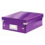 Leitz Organizer Box Click & Store WOW Maža, Violetinė, Kartonas, 600 g
