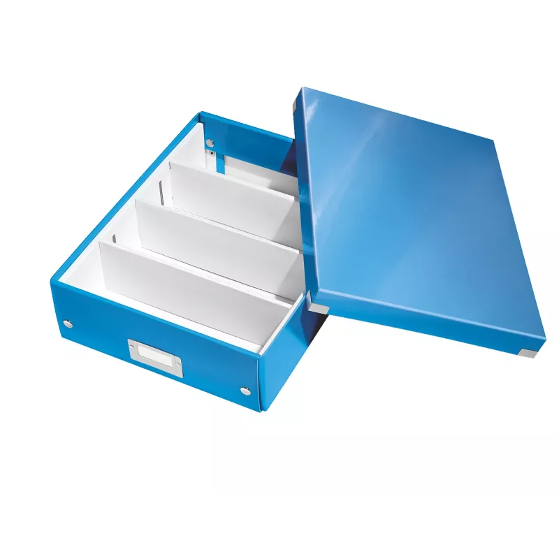 Leitz Click & Store WOW Vidutinė organizavimo dėžė, mėlyna, kartonas, 880 g