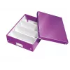 Leitz Click & Store WOW Vidutinė organizavimo dėžutė, violetinė, kartoninė, 880 g