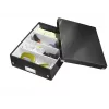 Leitz Click & Store WOW Vidutinė Organizavimo Dėžutė, Juoda, Kartonas