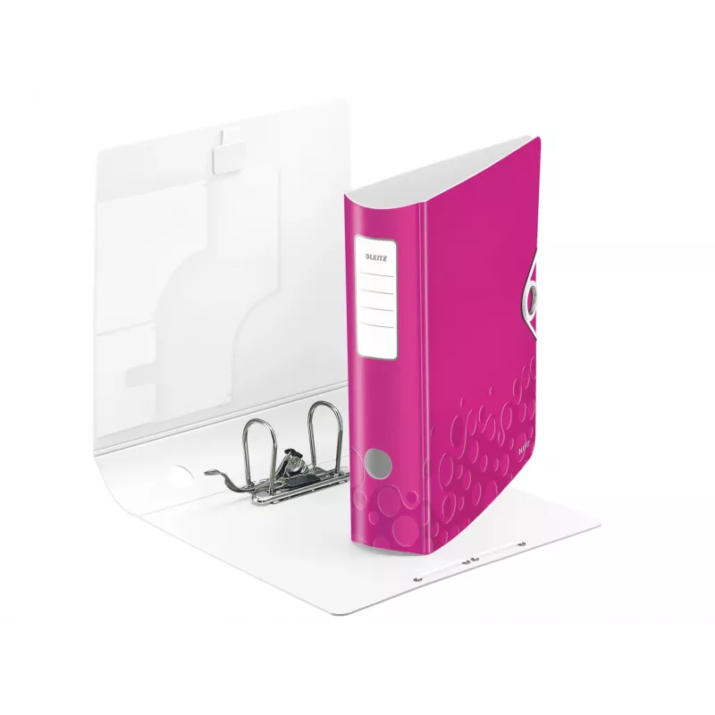 Leitz Lever Arch File Active PP WOW A4/80mm rožinė