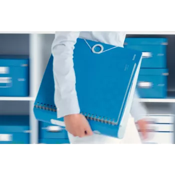 Leitz Lever Arch File Active PP WOW A4/80mm, A4, poliuretano putplastis, mėlyna, 500 lapų, 80 g/m², 8,2 cm