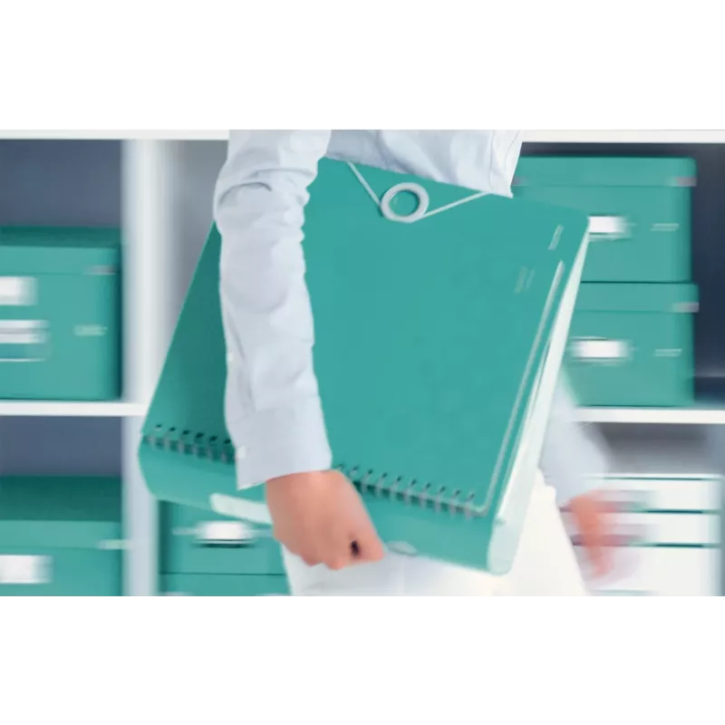 Leitz Lever Arch File Active PP WOW A4/80mm, A4, poliuretanas, turkio spalva, 500 lapų, 80 g/m², 8,2 cm