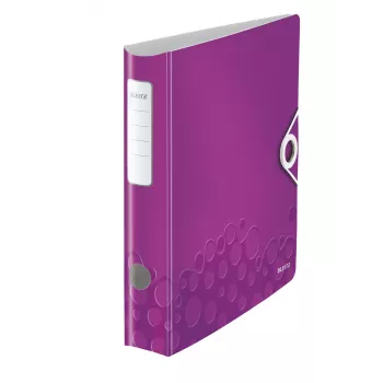 Leitz Lever Arch File Active PP WOW A4/65mm, A4, poliputas, violetinė, 350 lapų, 80 g/m², 6,5 cm