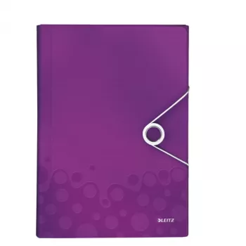 Leitz Project File WOW PP aplankalas, A4, polipropilenas (PP), violetinė, 200 lapų, 254 mm, 38 mm