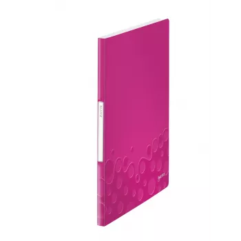 Leitz Display Book WOW PP 20 kišenių, Metalinė, Rožinė, A4