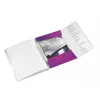 Leitz Divider Book WOW PP 12 skirtukų, A4, polipropilenas, metalinis violetinis, 200 lapų, 265 mm, 17 mm