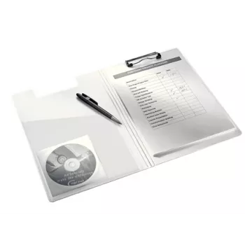 Leitz planšetė su dangteliu WOW, A4, poliputplastis, rožinė, 75 lapai, 1 kišenė, 230 mm