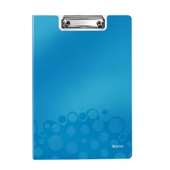 Leitz planšetė su dangteliu WOW, A4, polifoamas, mėlyna, 75 lapų, 1 kišenė, 230 mm
