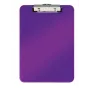Leitz planšetė be viršelio WOW, A4, plastikas, violetinė, 80 lapų, 228 mm, 320 mm
