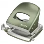 Leitz NeXXt Hole Punch Style, 2 skylės, 30 lapų, metalinis, žalias, sidabrinis