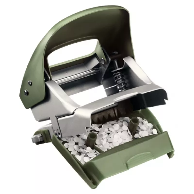 Leitz NeXXt Hole Punch Style, 2 skylės, 30 lapų, metalinis, žalias, sidabrinis