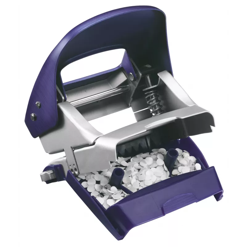 Leitz skylmuojantis perforatorius Style NeXXt, 2 skylės, 30 lapų, metalinis, mėlynas