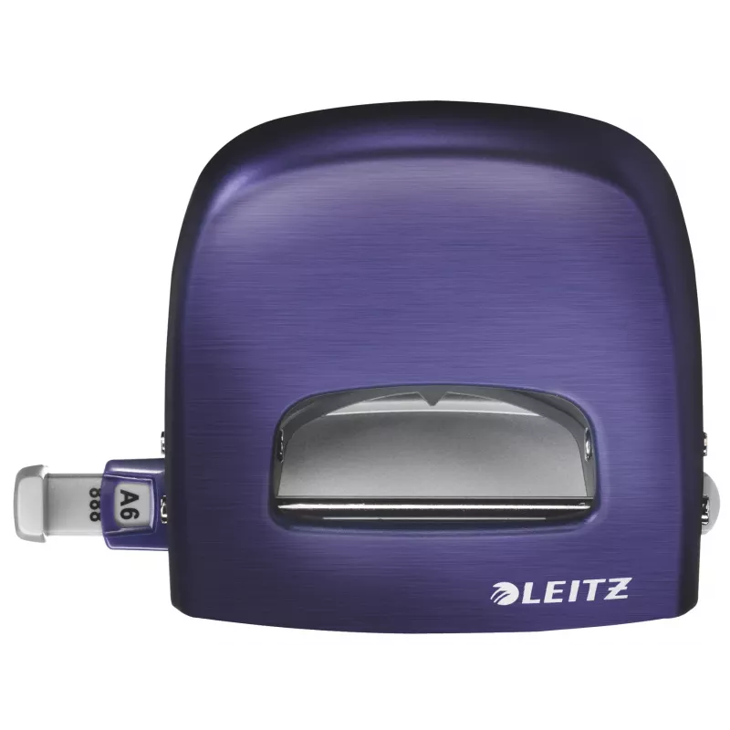 Leitz skylmuojantis perforatorius Style NeXXt, 2 skylės, 30 lapų, metalinis, mėlynas
