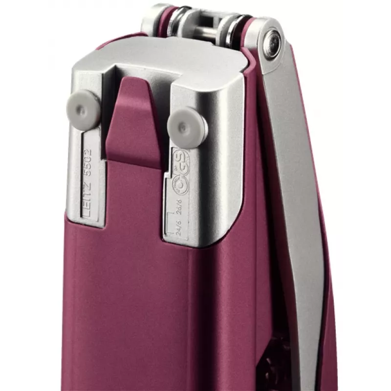 Segtuvas Leitz NeXXt Stapler Style, 30 lapų, metalinis, raudonas/sidabrinis