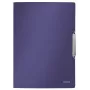 Leitz aplankas su 3 atvartais Style PP A4, mėlynas, polipropilenas, talpina 150 lapų (80 g/m²), elastinė juosta