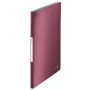 Leitz Display Book Style PP 40 lapų, raudona, polivinilchloridas (PVC), 40 kišenių, A4, 233 mm, 16 mm