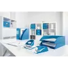 Leitz NeXXt WOW 5566 baterinis segiklis, 10 lapų, 1 cm, plastikinis, mėlynas/baltas, 50 mm