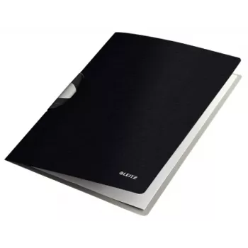 Segtuvas Leitz Style ColorClip Professional, A4, polipropilenas (PP), juodas, 40 lapų, 80 g/m², 222 mm