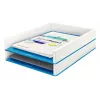 Leitz WOW dviejų spalvų dokumentų dėklas, plastikas, mėlyna, metalinė, A4, 267 mm, 336 mm, 49 mm