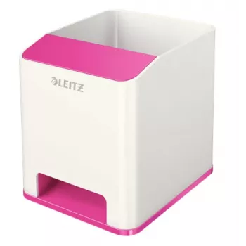 Leitz Sound rašiklių laikiklis WOW, rožinė, balta, polistirolas, 90 mm, 101 mm, 100 mm, 140 g