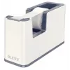 Leitz Tape Dispenser WOW, 1,9 cm, 33 m, polistirolas, balta, 51 mm, 126 mm