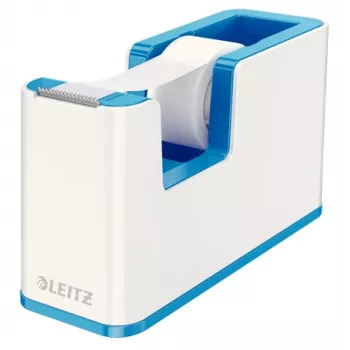 Leitz Tape Dispenser WOW, 1,9 cm, 33 m, Polistirenas, Mėlyna, Metalinė, 51 mm, 126 mm