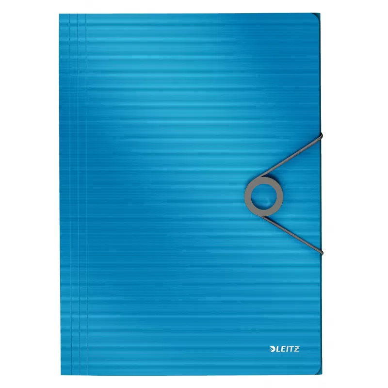 Leitz 3-Flap Folder Solid PP A4 aplankalas su atvartais, mėlynas
