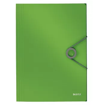 Leitz 3-Flap Folder Solid PP A4 aplankalas su atvartais, A4, polipropilenas, žalia, 150 lapų, 80 g/m²