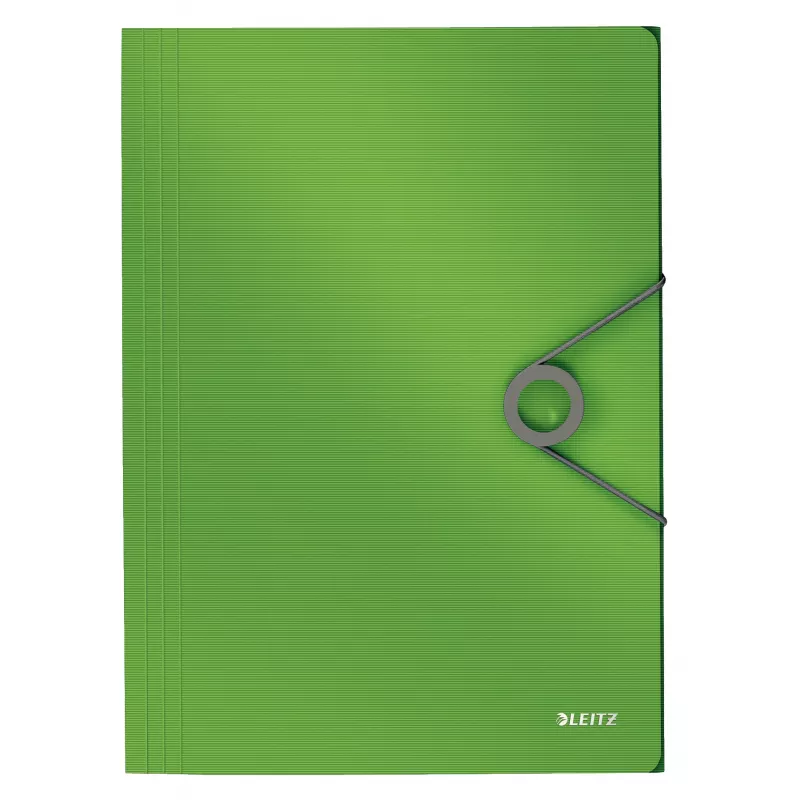 Leitz 3-Flap Folder Solid PP A4 aplankalas su atvartais, A4, polipropilenas, žalia, 150 lapų, 80 g/m²