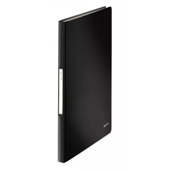 Leitz Display Book Solid PP 40 kišenių, juoda, polipropilenas (PP), 40 kišenių, portretinė, A4, 233 mm