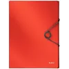 Leitz Box File Solid PP 30 mm – raudonas aplankas su atvartu, A4, polipropilenas