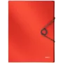 Leitz Box File Solid PP 30 mm – raudonas aplankas su atvartu, A4, polipropilenas