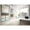 Esselte 5258-10-36 Laikymo dėklas, stačiakampis, ABS, mėlyna, balta