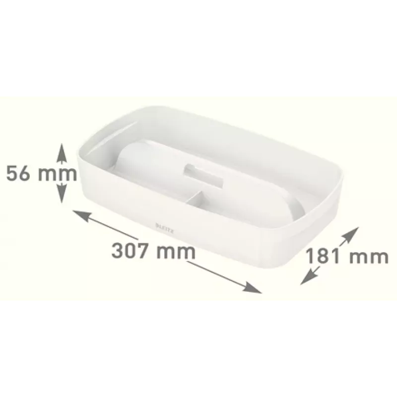 Esselte 5323-00-01 organizavimo dėklas, baltas, ABS