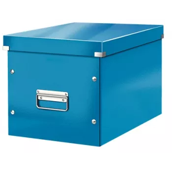 Leitz Box Click & Store WOW Cube didelė laikymo dėžė, mėlyna
