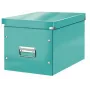 Leitz Box Click & Store WOW Cube didelė laikymo dėžė, turkio spalvos
