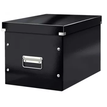 Leitz Box Click & Store WOW Cube didelė laikymo dėžė, juoda