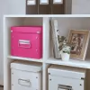 Leitz Storage Box Click & Store WOW Cube Medium, fuksija, kartoninė, 260 mm, 260 mm, 240 mm